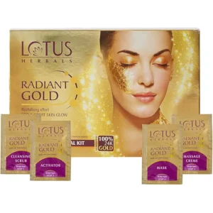 Lotus Radiant Gold Facial Kit 4 Step